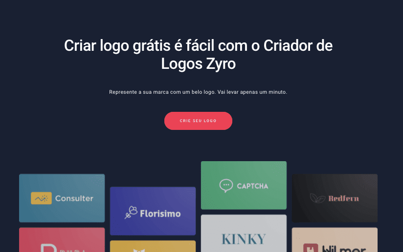 Criar logo / Zyro