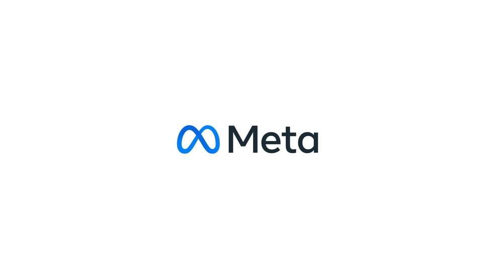 Logo do Meta, novo nome da controladora do Facebook — Foto: Reprodução