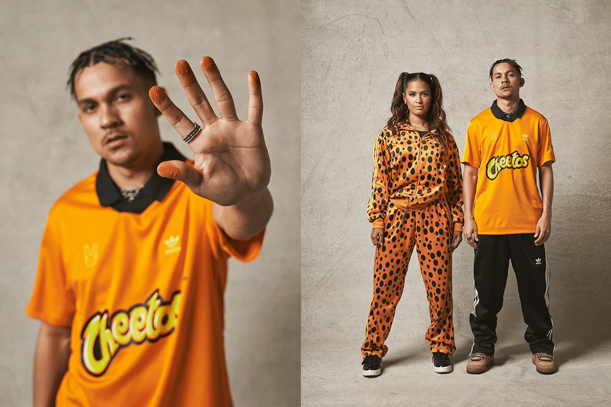  Bad Bunny + Cheetos + Adidas | Divulgação/Cheetos