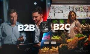 O que significa B2B e quais suas diferenças para o modelo B2C? | Arte por Moacir Alves