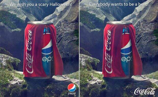 Propagandas criativas | Coca Cola e Pepsi