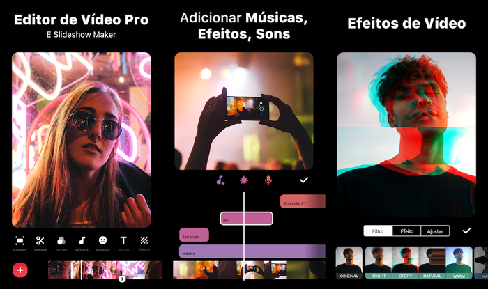Apps de edição de vídeos na vertical: InShot - Imagem: Divulgação